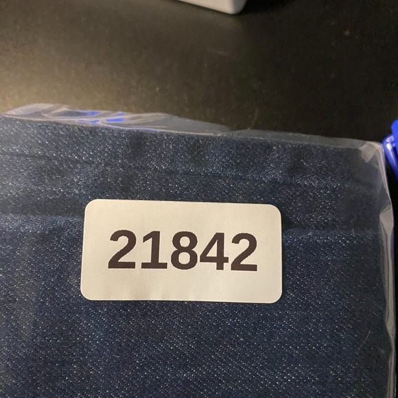 Gustin Selvedge Jeans Mens 38x34 Slim Fit Blue Denim Button Fly Made in USA - Picture 16 of 16